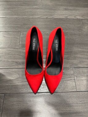 Call It Spring Red Heels - Size 8